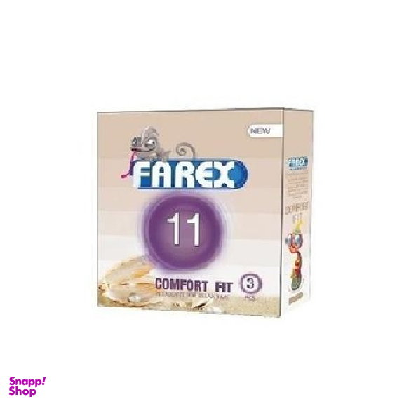 کاندوم فارکس (Farex) مدل Comfort Fit بسته 3 عددی