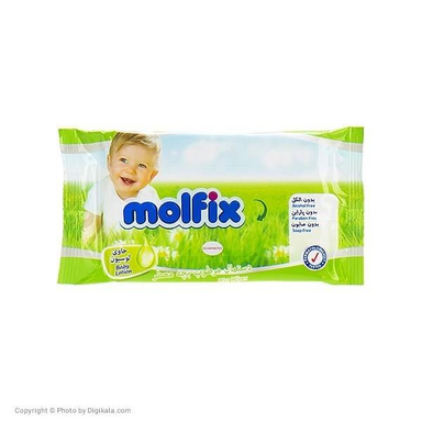دستمال مرطوب مولفیکس (Molfix) مدل Lotion بسته 20 عددی
