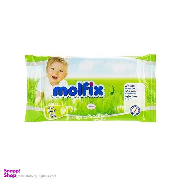 دستمال مرطوب مولفیکس (Molfix) مدل Lotion بسته 20 عددی