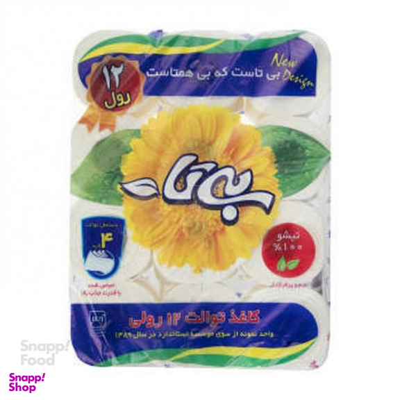 دستمال توالت بی تا (Bita) مدل Flower بسته 12 عددی