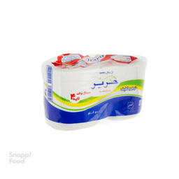 دستمال توالت دو قلو حریر (Harir) مدل 4 لایه
