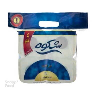 دستمال دلسی توالت شکوه (Shokoh) مدل 4 قلو