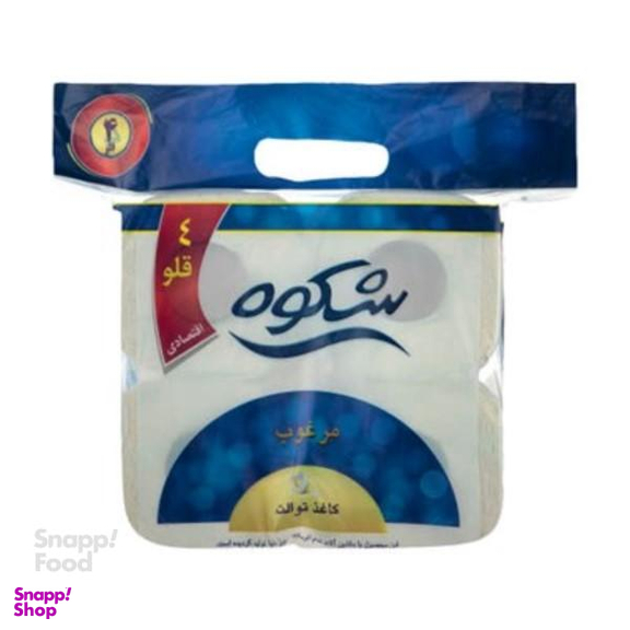 دستمال دلسی توالت شکوه (Shokoh) مدل 4 قلو