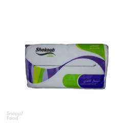 دستمال کاغذی شکوه (Shokouh) مدل دولایه 100 برگ