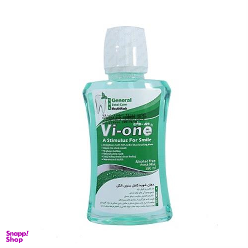 دهانشویه کامل بدون الکل وی وان (Vi One) حجم 300 میلی لیتر