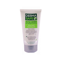 ژل شستشوی صورت و دور چشم درماسیف (Derma Safe) مناسب پوست چرب حجم 150 میلی لیتر