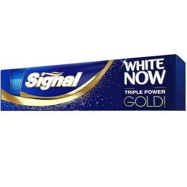 خمیر دندان سفیدکننده سیگنال مدل White Now Gold حجم 75 میلی لیتر