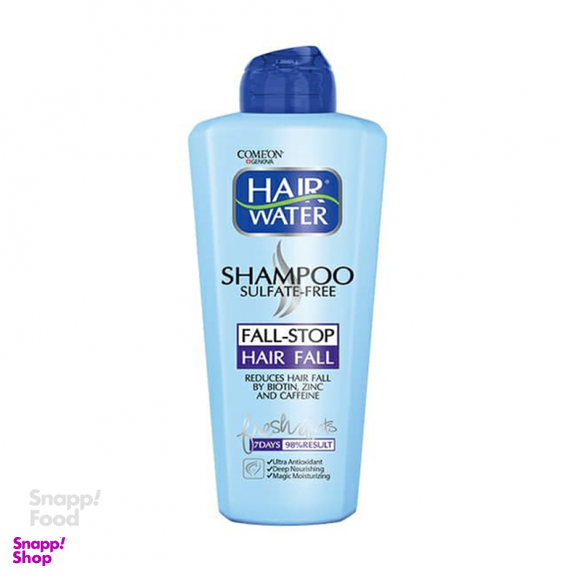 شامپو ضد ریزش فاقد سولفات کامان (Comeon) مدل هیر واتر حجم 400 میل