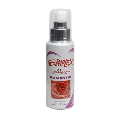 ژل روان کننده سیمپلکس (Simplex) مدل رومانتیک حجم 100 میلی لیتر