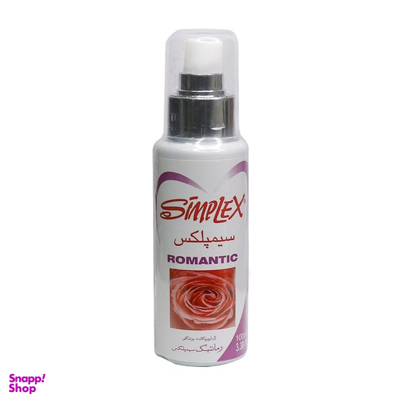 ژل روان کننده سیمپلکس (Simplex) مدل رومانتیک حجم 100 میلی لیتر