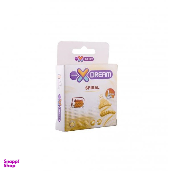 کاندوم فضایی ایکس دریم (Xdream) مدل چرخشی بسته 1 عددی