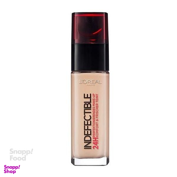 کرم پودر 24 ساعته لورآل (Loreal) مدل اینفلیبل حجم 30 میلیلیتر