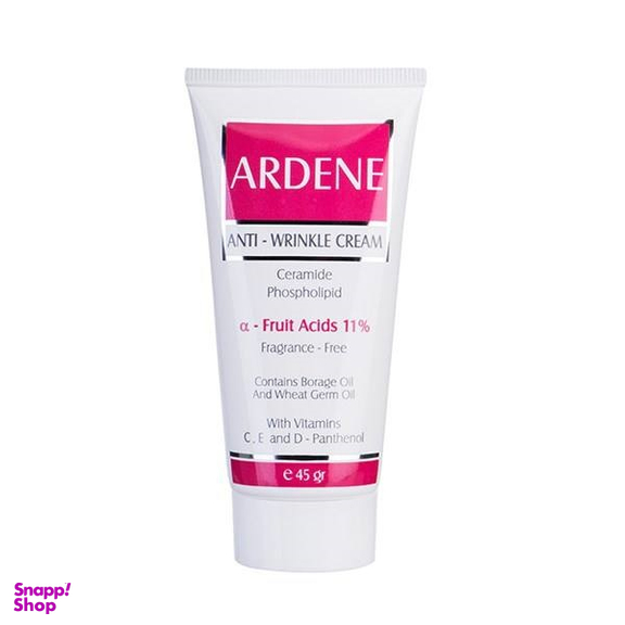 کرم ضد چروک آردن (Ardene) مدل %AHA 11 سری سرامید و فسفلیپید وزن 45 گرم