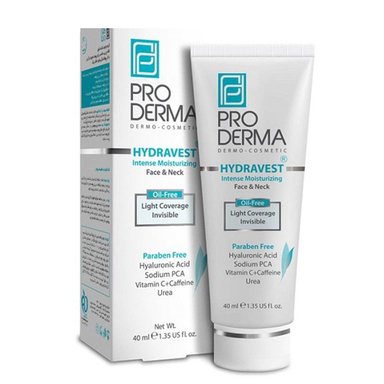 کرم مرطوب کننده پرودرما (Pro Derma) مدل Face&Neck مناسب پوست چرب حجم 40 میلی لیتر