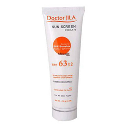 کرم ضد آفتاب دکتر ژیلا (Doctor Jila) با SPF 63 بدون رنگ