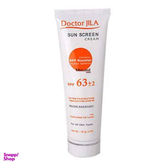 کرم ضد آفتاب دکتر ژیلا (Doctor Jila) با SPF 63 بدون رنگ