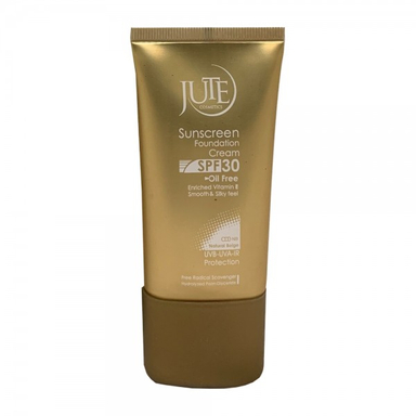 کرم ضد آفتاب ژوت (Jute) با SPF30 مناسب پوست چرب حجم 40 میلی لیتر رنگ بژ طبیعی