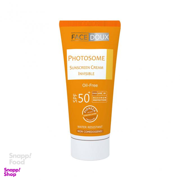 کرم ضد آفتاب فیس دوکس (Face Doux) با SPF50 سری فوتوزوم حجم 40 میلی لیتر