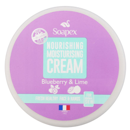 کرم مرطوب کننده سوپکس (Soapex) حاوی عصاره Blueberry & Lime حجم 220 میلی‌لیتر