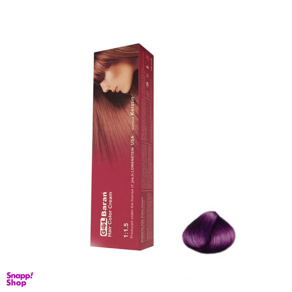 رنگ مو گلباران (GolBaran) شماره 4.99 رنگ بنفش قوی متوسط حجم 120 میلی لیتر