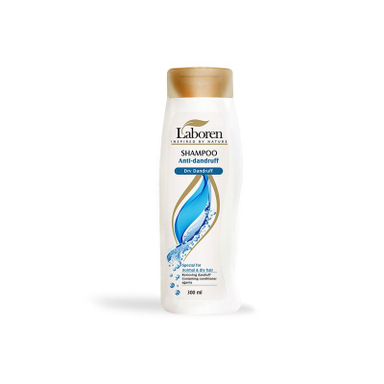 شامپو مو لابورن (Laboren) مدل Anti Dandruff مناسب موهای معمولی و خشک حجم 300 میلی‌لیتر