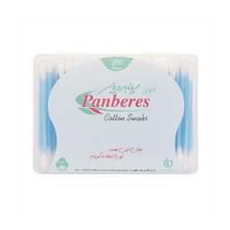 گوش پاک کن کتابی پنبه ریز (Panberes) بسته 200 عددی