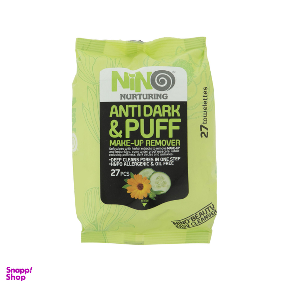 دستمال مرطوب نینو (Nino) مدل Cucumber بسته 27 عددی