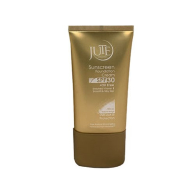 کرم ضد آفتاب رنگی ژوت (Jute) با SPF30 مناسب برای پوست چرب و مختلط ژوت رنگ بژ طبیعی حجم 40 میلی لیتر