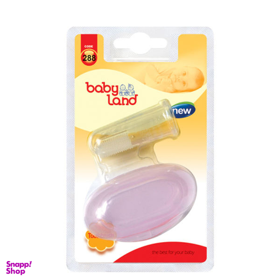 مسواک انگشتی نوزاد بیبی لند (Baby Land) مدل 288 با برس خیلی نرم