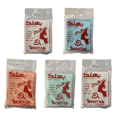 پیش بند یکبارمصرف آرایشگاهی بهتک (Behtak) مدل 01 مجموعه 5 عددی