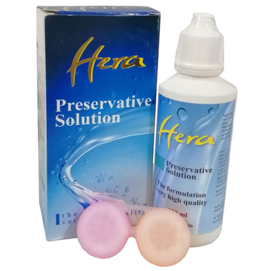 محلول شستشوی لنز هرا (Hera) مدل Preservative-Solution حجم 120 میلی لیتر