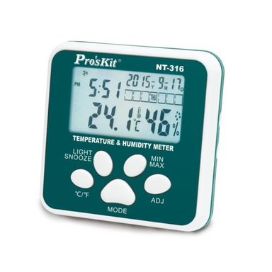 دما سنج و رطوبت سنج پروسکیت (Proskit) مدل Nt-316