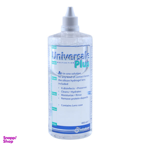 محلول شستشوی لنز شالکون مدل Universal Plus حجم 400 میلی لیتر