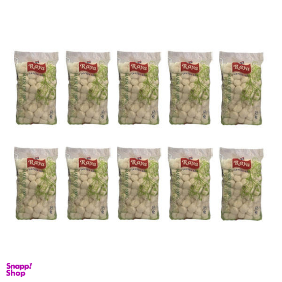 پنبه بهداشتی رایا (Raya) مدل S10 وزن 100 گرم مجموعه 10 عددی