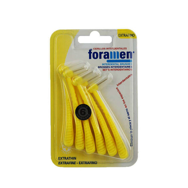 مسواک بین دندانی فورامن (Foramen) مدل 431 با برس نرم بسته 6 عددی