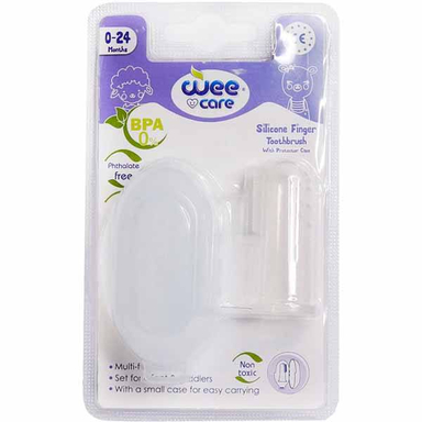 مسواک انگشتی نوزاد وی کر (Wee Care) مدل 601 با برس خیلی نرم