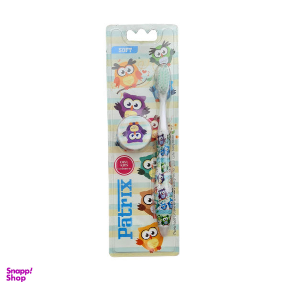 مسواک پاتریکس (Patrix) مدل جغد با برس نرم