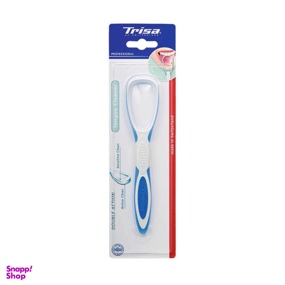 مسواک زبان پاک کن تریزا (Trisa) مدل Double Action با برس نرم