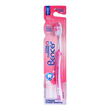 مسواک بنسر (Bencer) مدل Extra Cleaning با برس متوسط