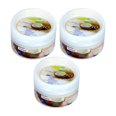 کرم مرطوب کننده لیمپیو مدل Coconut حجم 200 میلی لیتر بسته 3تایی