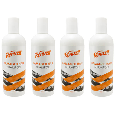 شامپو مو رینوزیت (Renuzit) مدل Damaged Hair حجم 400 میلی لیتر مجحوعه 4 عددی