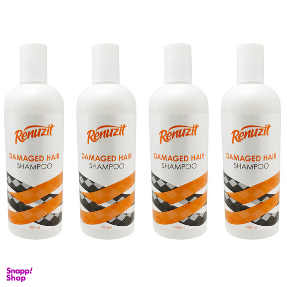 شامپو مو رینوزیت (Renuzit) مدل Damaged Hair حجم 400 میلی لیتر مجحوعه 4 عددی