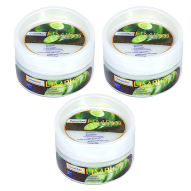 کرم مرطوب کننده لیمپیو مدل Cucumber حجم 200 میلی لیتر مجموعه 3 عددی