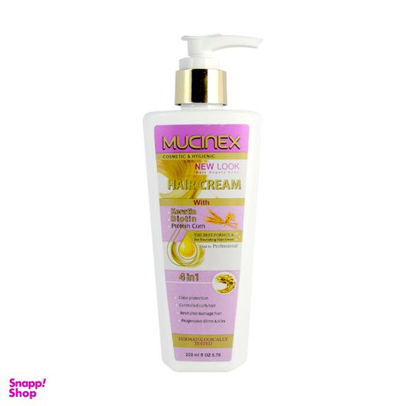 کرم مو ماسینکس مدل Keratin biotin حجم 200 میلی لیتر