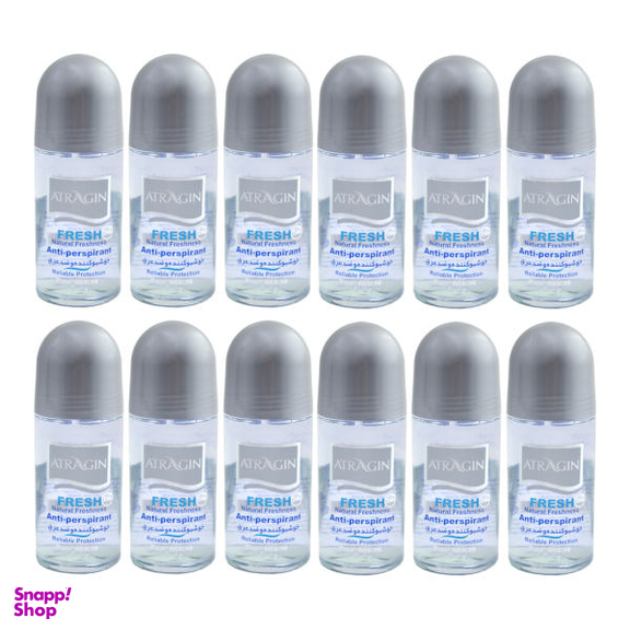رول ضد تعریق مردانه عطرآگین (Atr Agin) مدل G3 حجم 50 میلی لیتر مجموعه 12 عددی