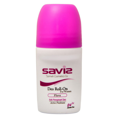 رول ضد تعریق زنانه ساویز (Saviz) مدل FLORA حجم 50 میلی لیتر