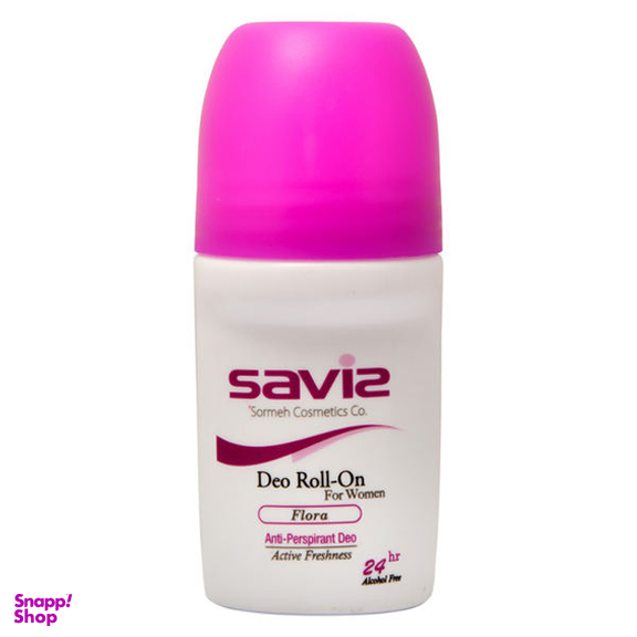 رول ضد تعریق زنانه ساویز (Saviz) مدل FLORA حجم 50 میلی لیتر