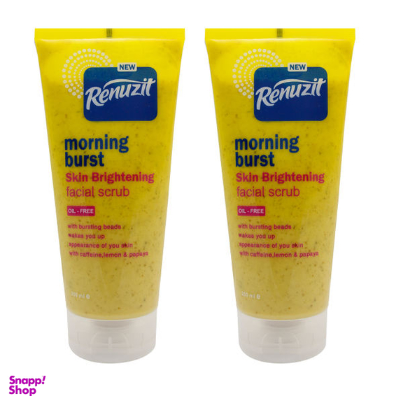 اسکراب سفید کننده رینو زیت مدل morning burst حجم 200 میلی لیتر بسته 2 عددی