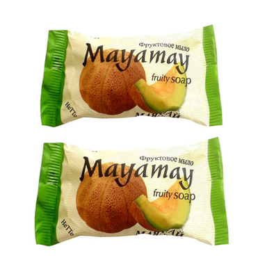 صابون شستشو میامی (Mayamay) مدل melon وزن 75 گرم مجموعه 2 عددی