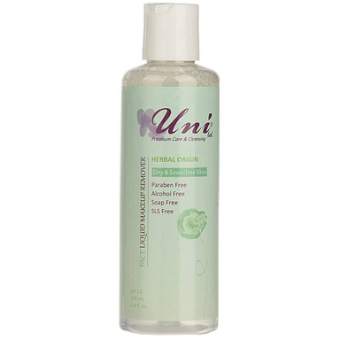 پاک کننده آرایش یونی لد (Uni Led) سری Herbal Origin مدل Dry And Sensitive Skin حجم 200 میلی لیتر